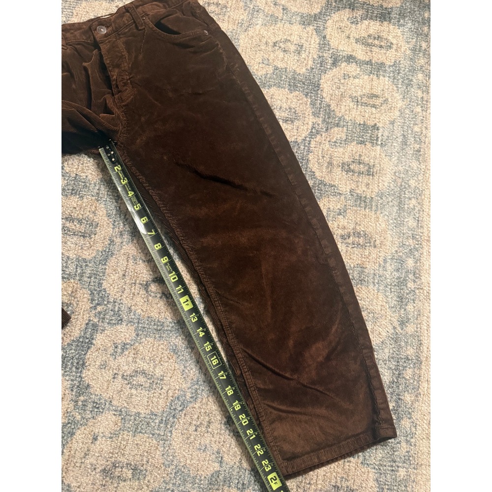Free People Good Luck Mid-Rise Cord Barrel Jeans Size 26 Excellent Condition - Picture 4 of 6